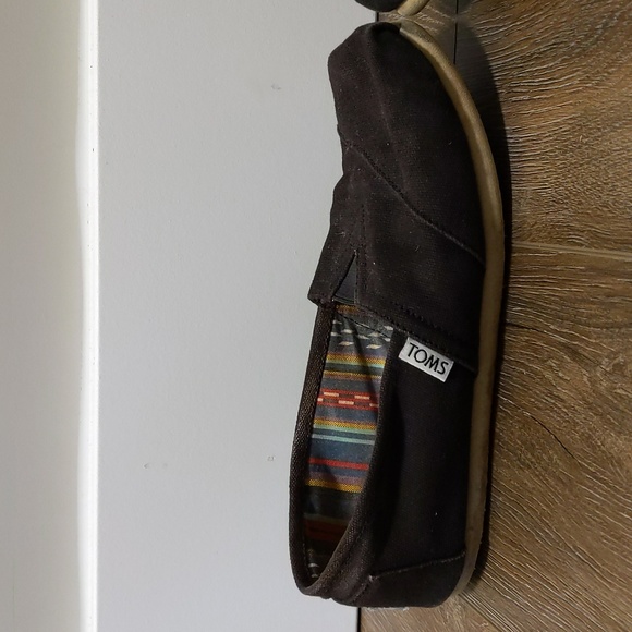 TOMS Women's Classic Brown Size 6.5W Flats - Picture 3 of 10